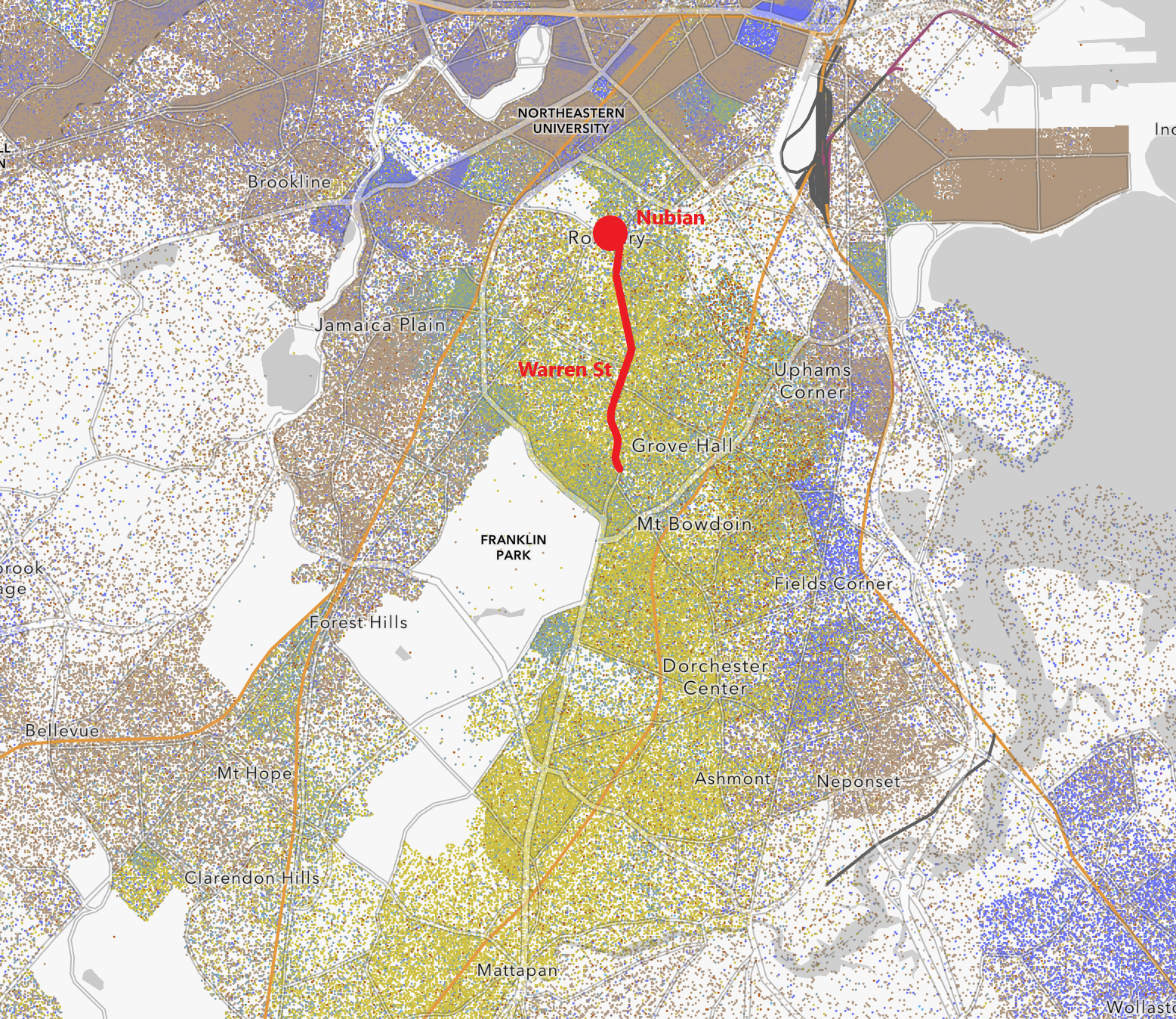 Warren St density map.png